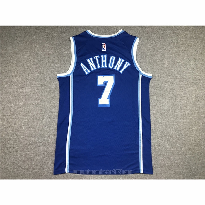 Camiseta Los Angeles Lakers Carmelo Anthony #7 Classic 2021 Azul